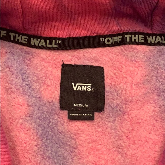 New men’s Vans tie-dye hoodie purple/pink - Picture 5 of 5